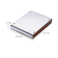 Heavy Duty Drawer Knock Box Easy to Clean Stainless Steel Knock Box Sturdy for Home Cafe, Office