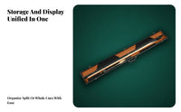 Safeguarding Split Cue Stick Case Lined Interior Sports Storage