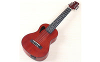 Mini 30-Inch Guitarlele Portable Guitarlele with Slotted Headstock Compact Hybrid Guitar for Beginners