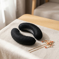 Hanfu Wig Hair Bun Ancient Style Hairpiece Integrated Braided Hair Bun for Women's Headdress
