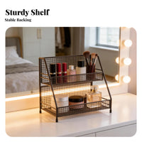 Space Saving Rotating Makeup organizer Multi-Functional Vanity Organizer Large Capacity Cosmetic Holder Easy to Clean for Adults, Teenagers, Students, Dressing Table, vanity table, Bathroom Countertop, Dorm Room