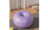 Anti-Puncture-Resistant Pilates Donut Ball Thickened Material Donut Fitness Ball Long-Lasting Design for Postpartum Women, Home Gym