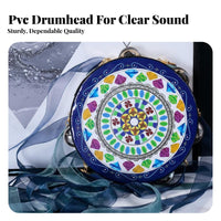 With chimes and Tassels Tasseled chime Drum Ancient Silk Road influenced Design Photo prop Long Colorful Ribbons Costume Accessory Traditional Chinese & aesthetic for Cosplayers, entertainers
