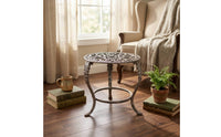Cast Iron Plant Stand Decorative Plant Stand with Scrollwork Legs Ornate Metal Garden Pedestal Riser for Gardeners, Garden, Balcony, Living Room