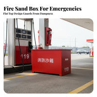 Fire Sandbox Large Capacity Fire Sand Storage Box Thickened Steel Plate for Warehouse Managers, Business Owners, Factories, Warehouses, Public Places
