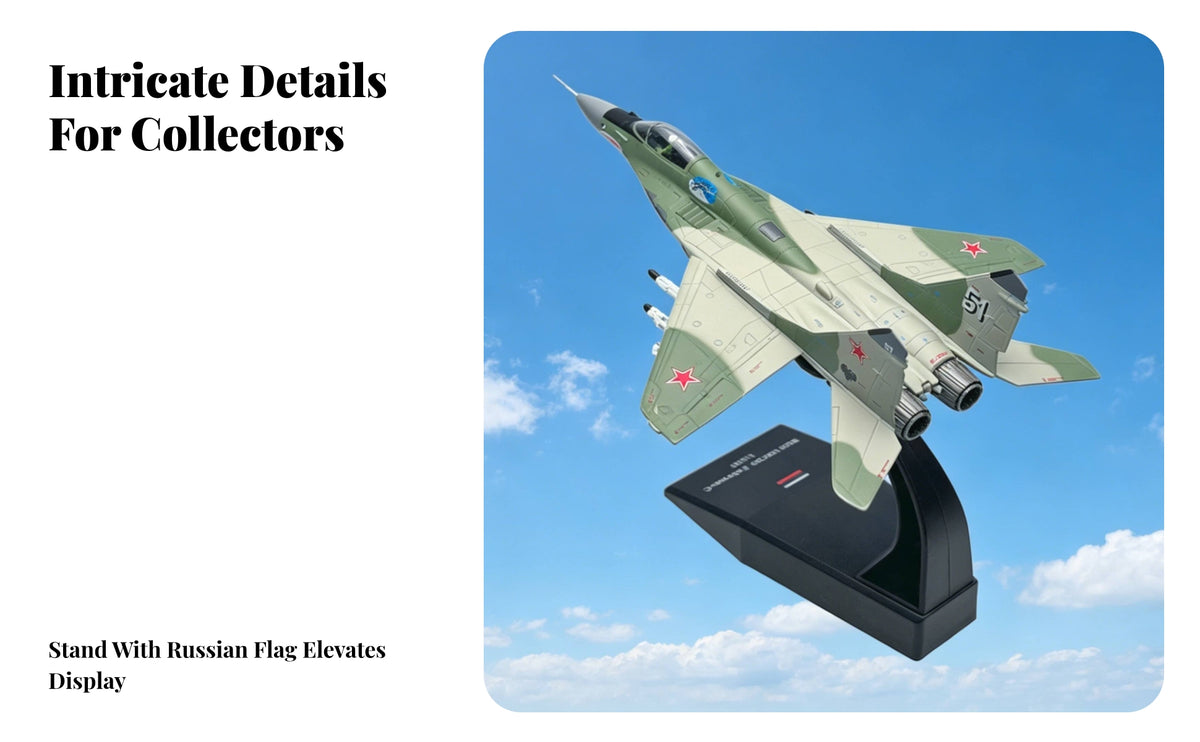 MiG-29 Model 1:100 Scale Jet Model Alloy and Warplane Reproduction