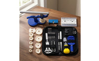 Portable Watch Repair Tool Kit with Case Organized Watch Repair Kit with Carrying Case Compact Complete for Hobbyists, Technicians, Home Maintenance, Bracelet Sizing