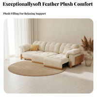 Electric Pull-extendable Sleeper Retro aesthetic transformable Sleeper Sofa Multifunctional Living Room Furniture for Small Apartment Residents, Hosts, Home Office