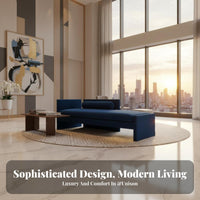 Modern Minimalist design S-Shaped Chaise Lounge Light Luxury artistic Indoor Furniture Deep Seat highlight Seating firm-density Foam for Interior Designers, Business Owners, Living Room, Bedroom, Apartment, Reception Area