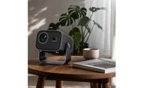 4K Supported Mini Display Device with Stand Auto Image Alignment Smart Display Device with Stand Motorized Focus Compact for Classroom