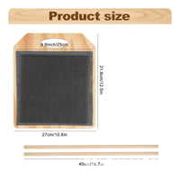 Carding Board Handmade Wool Blending Board Set Easy to Use Fiber Carding Tool for Textile Artists, Studio