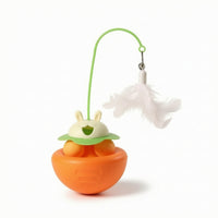 Cat Toy with Spring Wand Indoor Cat Teaser Long-Lasting for Kittens