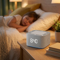Sound Machine with Bluetooth Speaker Timer Ambient Sound Machine Sleep Aid Device Multifunctional Bluetooth Speaker with Clock