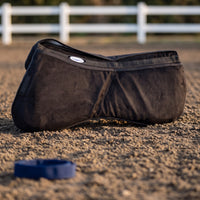 Contoured Saddle Pad Sweat-Resistant Contour Saddle Pad High-Elastic Tack for Horse Riding