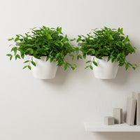 Plant Pots and Hanging Basket for Home Decor, Wall Mounted and Freestanding Hanging Plant, European Style Fence Planters