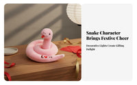 2 Pieces Chinese New Year Snake Doll Perfect Gift Year of the Snake Symbol Holiday Decoration Auspicious Symbol Festive Design