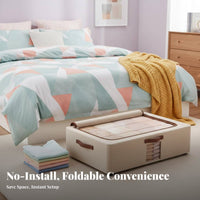 Rolling Under-Bed Box foldable Under-Bed Rolling container Large Capacity
