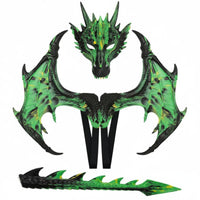 Dragon Costume Set Lightweight Dress-up Item Soft for Party
