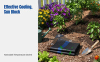 Thickened Black Shade Cloth, Dense Weave, Sunblock, Heat Insulation, Outdoor Dustproof Mesh for Patio, Greenhouse