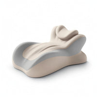 Face down Pillow with Headrest Contoured Cushion Supportive for Bed