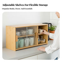 Multi-Tier Shelving Unit Space-Saving Multi-Tier Standing Shelf for Living Room
