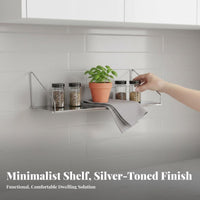 Rail-Mounted Shelving Unstainless steel tantismudge-resistant dual-slot channel Upright Rail for Renters