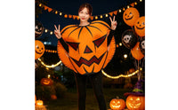 Sponge Pumpkin Suit Cartoon Style Pumpkin Costume Lightweight Jack-O'-Lantern Tunic for Halloween