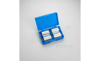 10 Pieces Stackable Design Metal Hook Weights Long-Lasting Hooked Weight Set Clearly Marked for Classroom Demonstration, Laboratory