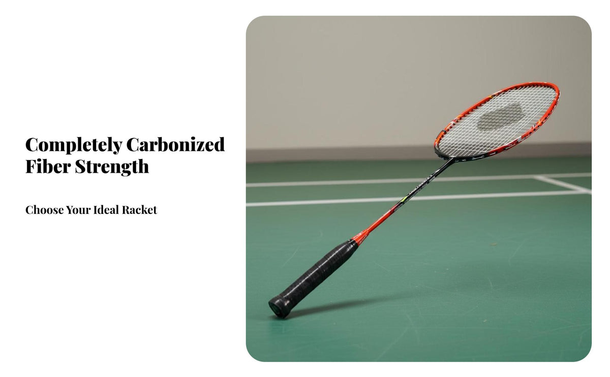 2 Pieces Full Carbon Badminton Racket Extremely Lightweight Carbon Fiber Badminton Racket High Tension for Advanced Athletes, Adults, Indoor, Exercise