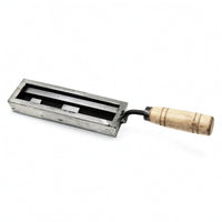 Cast Iron Ingot Mold Easy Release Ingot Mold with Handle Ergonomic for Workshops