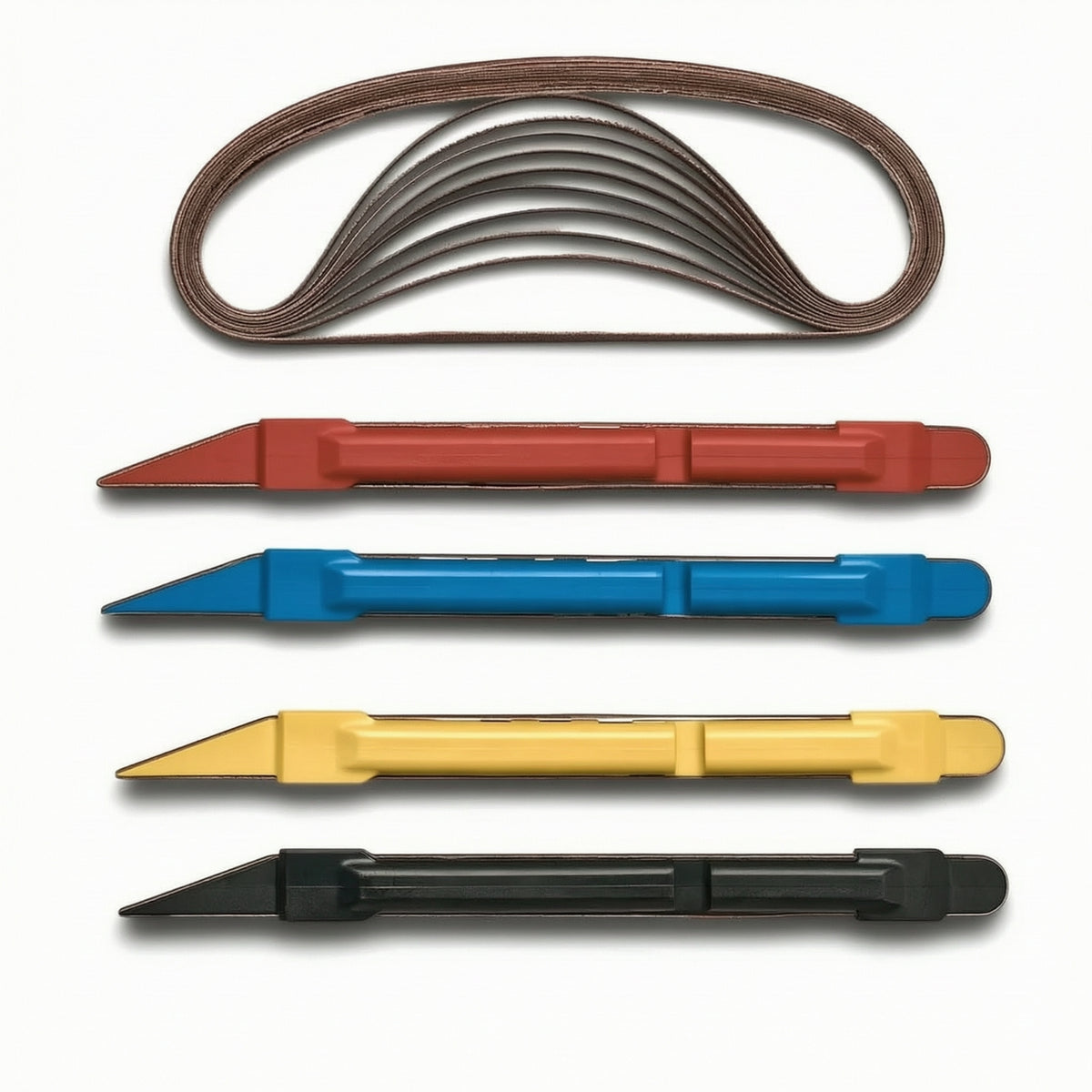 4 Pieces Sanding Pen Rapid-Swap Sanding Tool for Luthier, Workshop