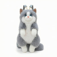 Cat Backpack Soft Stuffed Animal Backpack Adorable Feline Tote for Girls, Kids, Photo Shoots