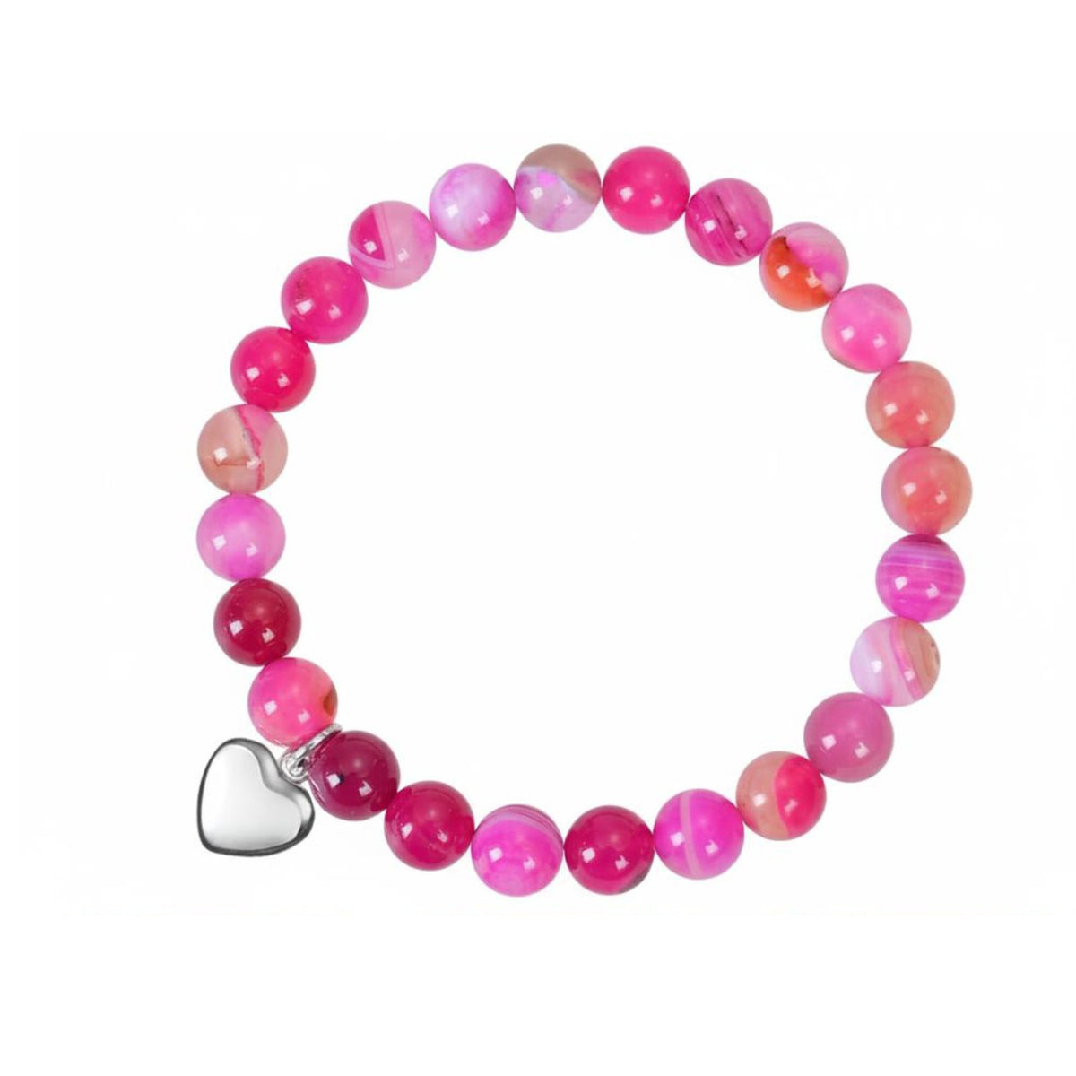 Heart Charm Bracelet with Message Card Keepsake Design for Daughter