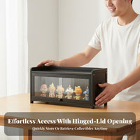 Unseen Box Storage Box High Clearness Acrylic Display Cabinet Figurine Display Case Sturdy Construction for Hobbyists, Desktop