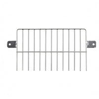 Unobstructed Design Wire Grate Drain Guard Mounting Tabs Rectangular Drain Guard Debris Blocker Home Drainage Vertical Rods for Roof, Balcony, Side Wall