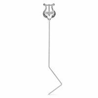 Marching Lyre Metal Music Holder with Clip Clamp-Sheet Music Clip for Instrumentalists