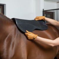 Cushioning Silicone Shock Absorbing Pad Breathable Non-Slip Saddle Gripper Gel Saddle Pad for Horse Riders, Equestrians