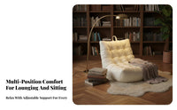 Cozy Beanbag Chair Lightweight Lounge Chair Modern Design Lazy Sofa Ergonomic Design for Students, Readers, Bedroom, Living Room, Reading Nook, Balcony