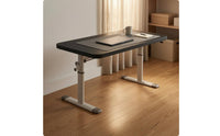 Manual Height-Adjustable Desk Wide Base Feet Office Furniture