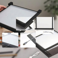 Adjustable Tracing Light Board USB-Powered Light Board with Adsorption Bright Energy Efficient for Artists, Art Studio