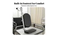 Leg Rest Padded Cushion Elevating Legrest Easy to Install Leg Support Bracket for Caregivers, Nursing Homes, Home Use