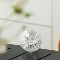 Crystal Ice Crack Ball Fountain Decor Aquarium Ornament