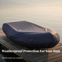 Inflatable Boat Cover Anti Inflatable Dinghy Cover Watercraft Accessory Debris Resistant Long-Lasting for Fishermen, Marina