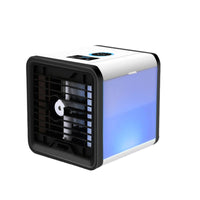 Humidifier Function Mini Air Conditioner Fan 3 Speed Settings Water Cooling Fan Adjustable Vents for Bedroom, Office, Dorm Room