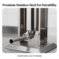 Manual Sausage Stuffer Commercial Grade Stainless Steel Sausage Filler