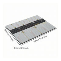Miniature Airport Display Base Realistic Model Airport Diorama Detailed Airplane Parking Apron Stable for Collectors