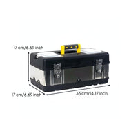 Large Capacity Multi-Function Tool Organizer Sturdy Construction Portable Tool Box Heavy Duty for Mechanics, Homeowners, Vehicle, Workshop
