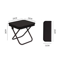 Small Folding Stool Multi-Functional Mesh Folding Seat Wicking-Wicking Outdoor Gear for Picnic, Beach