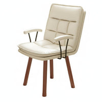 Ergonomic spine supportrest Upholstered rotating Chair Padded Seat and spine support Upholstered Wood Task Chair glidingRolling Casters Armchair century-1900scentury-1900svintage-inspired modern Design for Adults, Professionals