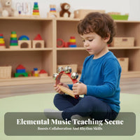chime Stick rhythm Instrument kids' Rhythm Set EasyEasy-Hold Handle for Preschoolers